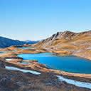 Last Snow, Farewell Paratitahi Tarns, Nelson Lakes National Park, NZ