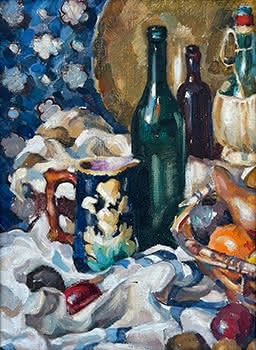 Still Life with Green Bottle, c. 1970