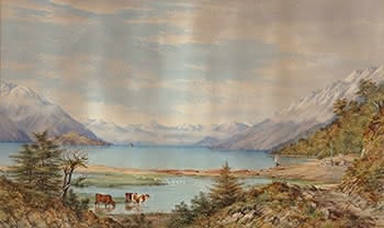 The Head of Lake Wakatipu, from Kinloch, New Zealand