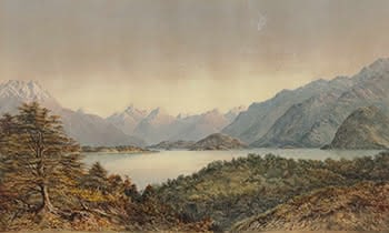 Lake Manapouri, Evening, New Zealand