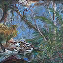 Untitled, Bush Scene with Figure