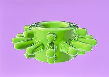 Green Flower Ring