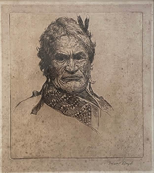 Portrait of a Maori Man