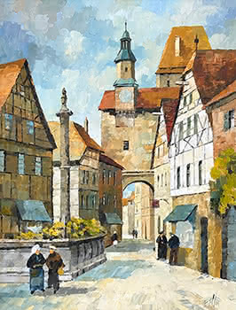 Rothenburg on the Tauber, c.1970