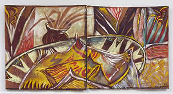 Corner Painting - Table Top, 1977