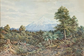 Mount Egmont from Urenui