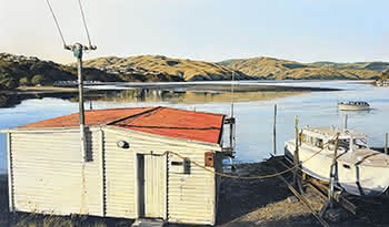 Boatshed near Porirua, Pauatahanui