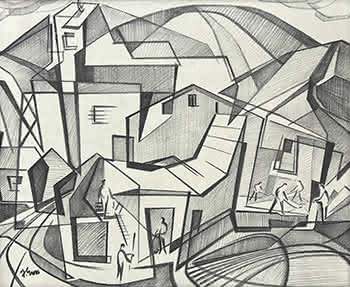 Cubist Cityscape