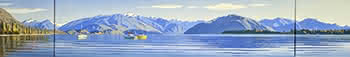 Lake Wanaka, Morning - Triptych