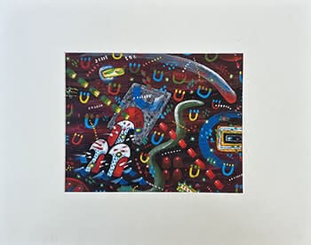 Sketch 7 - unframed/mounted